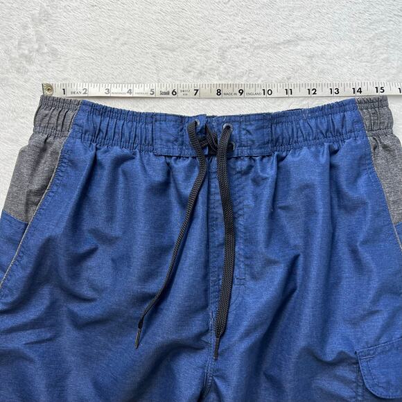 Speedo Men’s navy Blue swim trunks shorts size Large - Picture 8 of 8